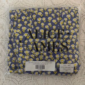 Alice + Ames Short Sleeve Ballet Dress Scandi Sunflower Twirl Floral Dress NEW